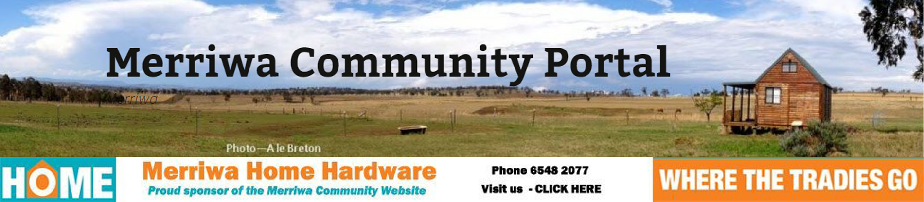 Home Page - Merriwa Community Portal
